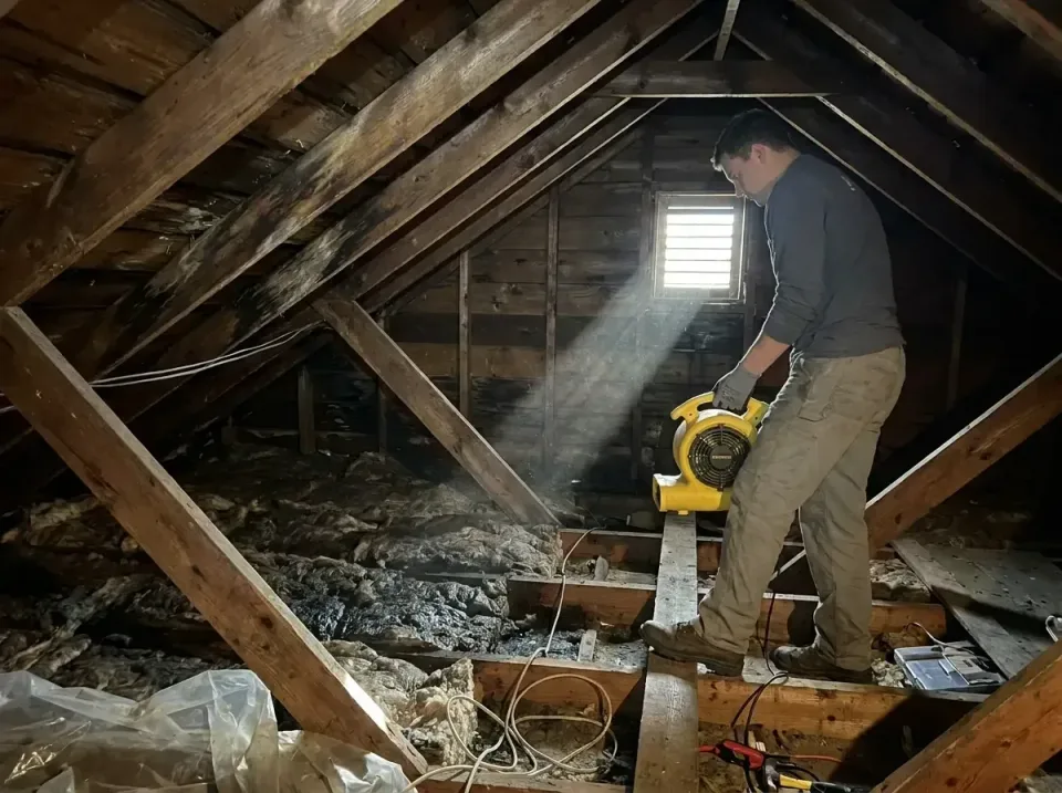 attic-water-damage-drying-proc-007 — frequently asked questions, Emergency Water Extraction & 24/7 Flood Response in Seguin,…